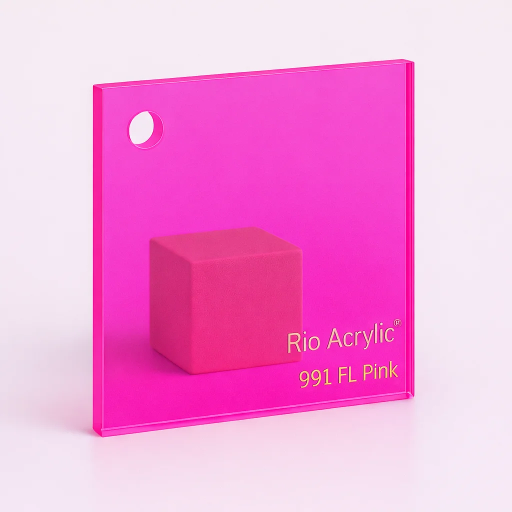 FL Pink Acrylic Sheet - Rio Jeddah