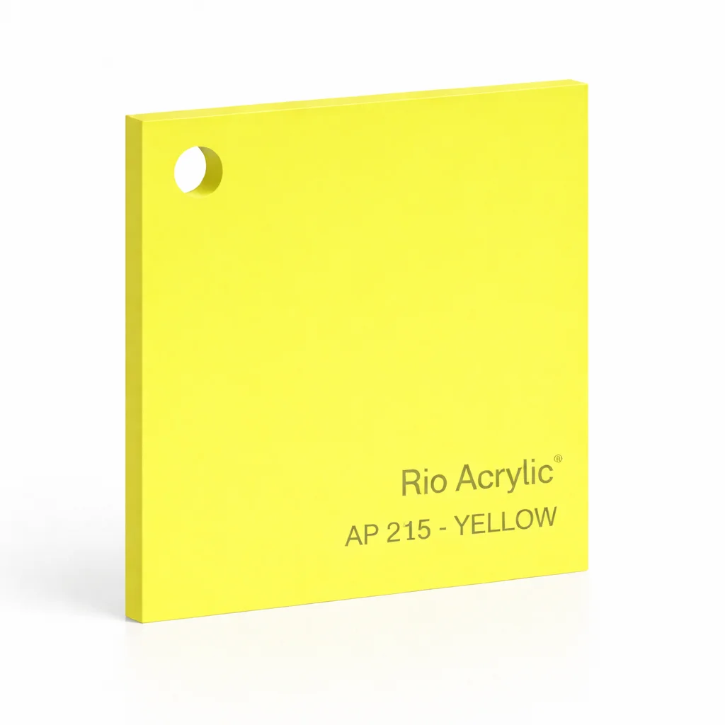 Yellow Acrylic Sheet - Rio Jeddah