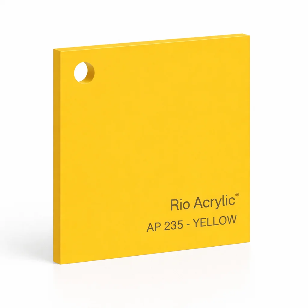 Yellow Acrylic Sheet - Rio Jeddah