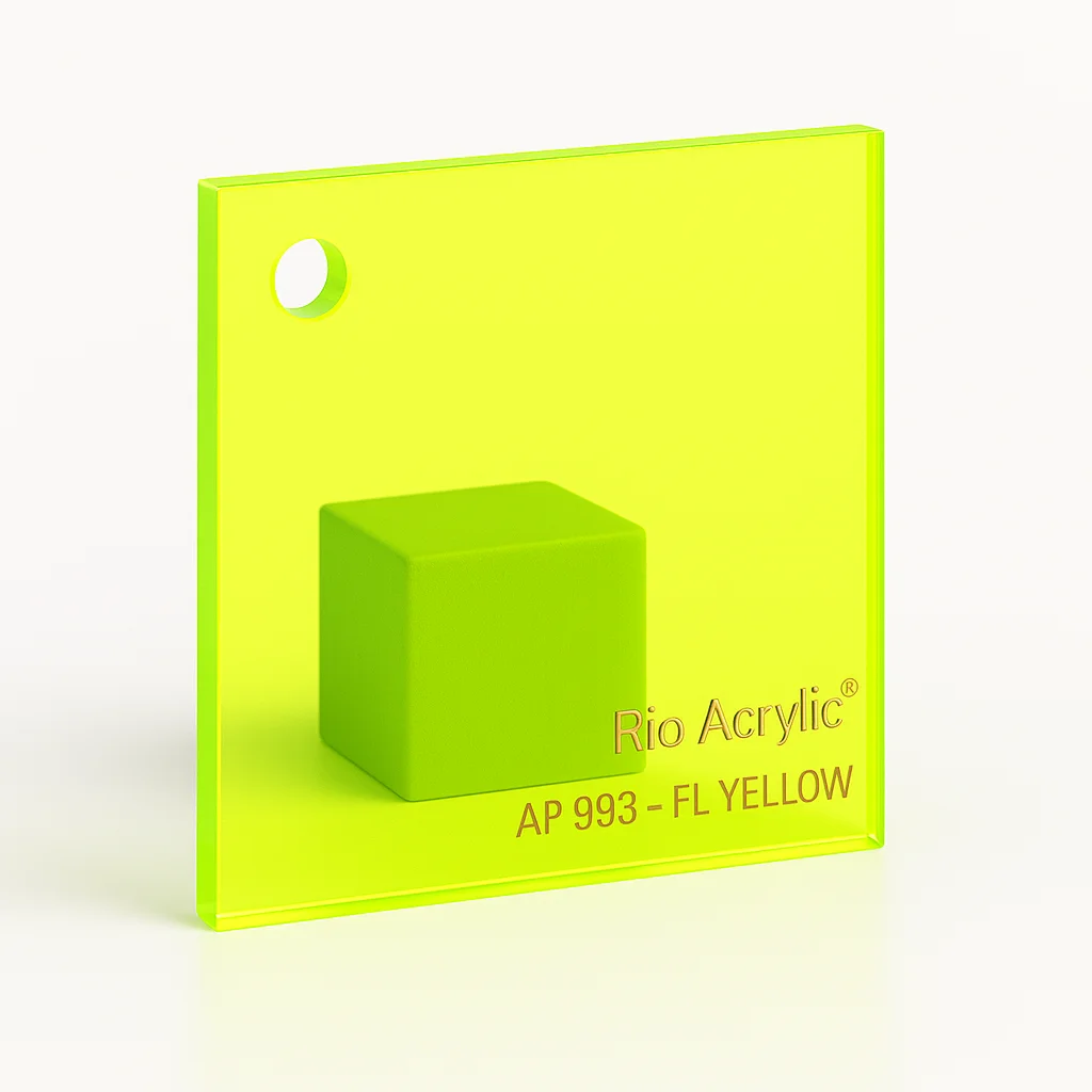 FL Yellow Acrylic Sheet - Rio Jeddah